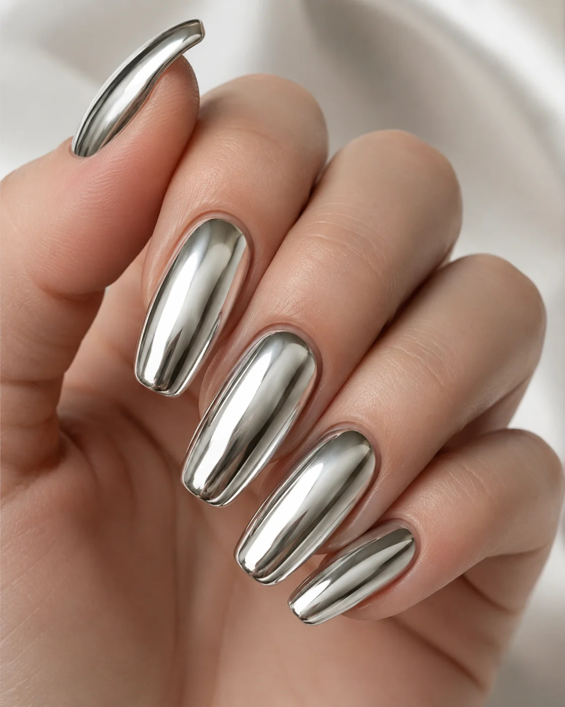 Chrome Silver Mirror Finish