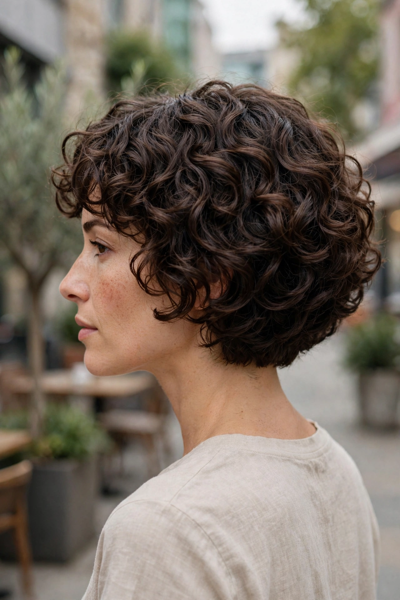 Curly Micro Bob.