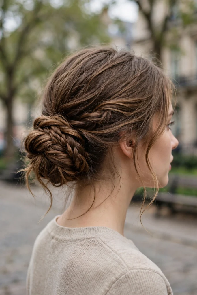 Low Twisted Bun.
